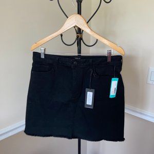JustBlack Black Denim Miniskirt